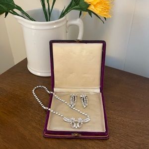 Engel Brothers necklace and earrings - perfect bridal set!
